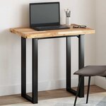 vidaXL Dessus de table rectangulaire 60x50x4 cm bois massif d'acacia