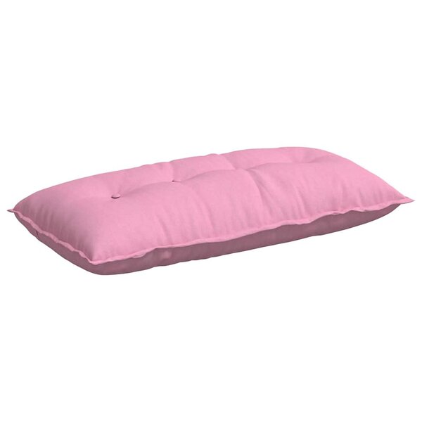 vidaXL Coussin de Dos Rose 100 x 19 x 50 cm tissu