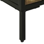 vidaXL buffet 70x35x70 cm Bois massif brut de mangue