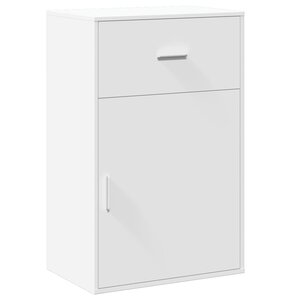 vidaXL Armoire de rangement blanc 56 5x39x90 cm bois d'ingénierie