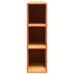 vidaXL Tête de lit avec rangement cire marron 180cm bois massif de pin