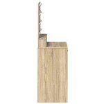 vidaXL Coiffeuse Chêne sonoma 50 x 41 x 135 cm Bois d'ingénierie