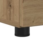 vidaXL Cabinet de salle de bain chêne artisanal 76 5 x 35 x 64 cm