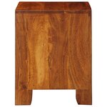 vidaXL Table de chevet 40x35x45 cm bois d'acacia massif