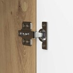 vidaXL Meuble TV 99 x 34 5 x 50 cm Chêne artisanal Bois d'ingénierie
