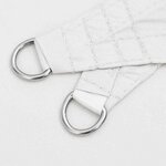 vidaXL Voile de parasol Tissu Oxford carré 6x6 m Blanc