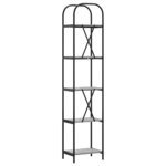 vidaXL Étagère Gris Sonoma 40 x 30 x 183 cm Bois d'ingénierie