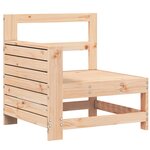 vidaXL Canapé de jardin accoudoir 69x62x70 5 cm bois massif de pin