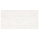 vidaXL Dessus de table blanc 100x60x2 5 cm bois de pin massif