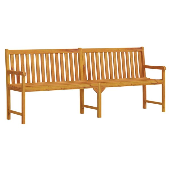 vidaXL Banc de jardin 219 cm Bois d'acacia solide