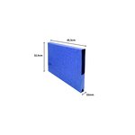 Chemises poche en carte lustrée - A3 Bleu EXACOMPTA