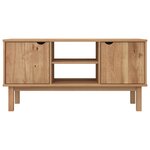 vidaXL Meuble TV OTTA 113 5x43x57 cm Bois de pin massif
