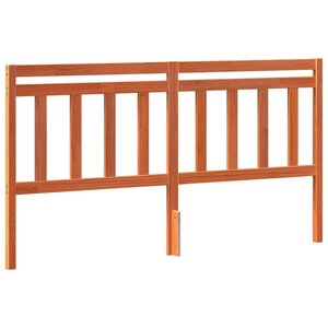vidaXL Tête de lit avec tête de lit Cire marron 185 5 x 100 cm