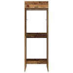 vidaXL Armoire pour machine à laver Bois ancien 67 5 x 68 x 200 cm