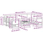 vidaXL Ensemble de canapés d'extérieur 10 Pièces Naturel et Anthracite