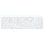 vidaXL Table d'appoint murale Blanc 87 5 x 34 5 x 17 cm