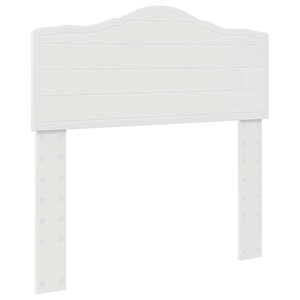vidaXL Tête de lit Blanc 90 cm Bois d'ingénierie