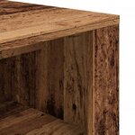 vidaXL Banc à chaussures vieux bois 100x35x45 cm bois d'ingénierie