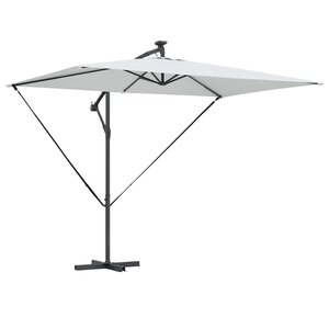vidaXL Parasol Sable 294 x 200 x 270 cm Polyester et Aluminium