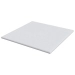 vidaXL Coussins de Matelas Blanc 200 x 200 cm