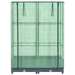 vidaXL Jardinière surélevée avec housse aspect rotin 80x40x123 cm
