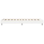 vidaXL Cadre de lit Blanc 80 x 200 cm Bois d'ingénierie
