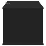 vidaXL Maison pour chat Noir 85 x 55 x 50 cm Bois d'ingénierie