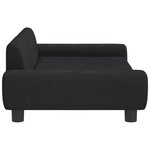 vidaXL Canapé pour enfants noir 100x54x33 cm velours