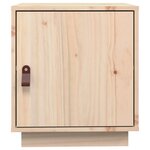 vidaXL Tables de chevet 2 Pièces 40x34x45 cm Bois de pin massif