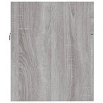 vidaXL Ensemble de meubles de salle de bain 2 Pièces Sonoma gris