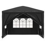 vidaXL Tente de réception 3 x 3 m Anthracite