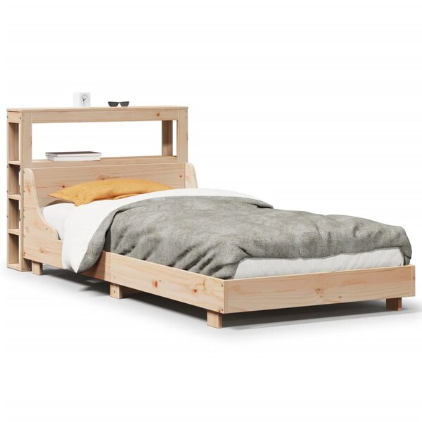 vidaXL Cadre de lit sans matelas 100x200 cm bois massif de pin