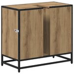 vidaXL Cabinet de salle de bain Chêne artisanal 65 x 33 x 60 cm