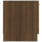 vidaXL Meuble TV Chêne marron 140x35x40 cm Bois d'ingénierie