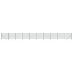 vidaXL Clôture en treillis métallique vert 2x25 m acier galvanisé