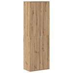 vidaXL Highboard chêne artisanal 60 x 35 x 180 cm Bois d'ingénierie