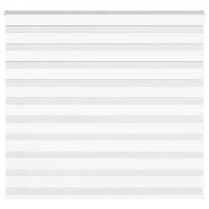 vidaXL Store zèbre blanc 160x100 cm largeur du tissu 155 9cm polyester