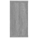 vidaXL Étagères murales cube 2 Pièces Sonoma gris 100x15x30 cm Bois