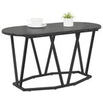 vidaXL Table basse Chêne noir 80 x 40 x 40.5 cm