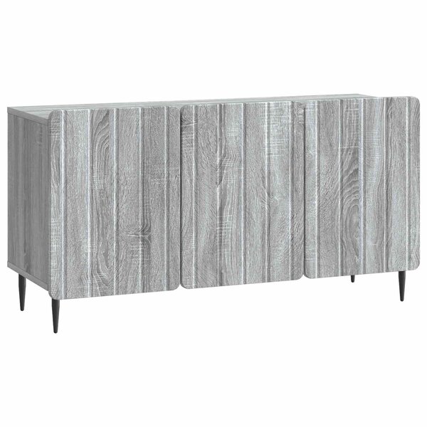 vidaXL Meuble TV Sonoma gris 99 x 34 5 x 52 cm Bois d'ingénierie