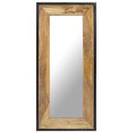 vidaXL Miroir 110x50 cm Bois de manguier massif