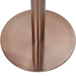 vidaXL Pied de table de bistro doré Ø45x72 cm acier inoxydable