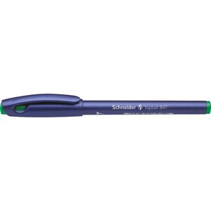 Roller à encre topball 847 pointe conique 05 vert x 10 schneider