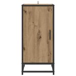 vidaXL Buffet chêne artisanal 35 x 35 5 x 76 cm Bois d'ingénierie
