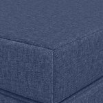 vidaXL Canapé-lit pliable 180 x 67 x 45 cm Bleu