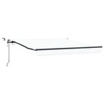 vidaXL Tissu de auvent Blanc 350 x 250 cm Polyester