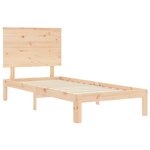 vidaXL Cadre de lit sans matelas 100x200 cm bois massif de pin