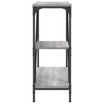vidaXL Table console sonoma gris 88 5x30x75 cm bois d'ingénierie