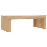 vidaXL Table basse chêne sonoma 102x50x36 cm bois d'ingénierie