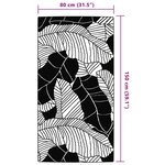 vidaXL Tapis d'extérieur ARAKIL vert 80x150 cm PP